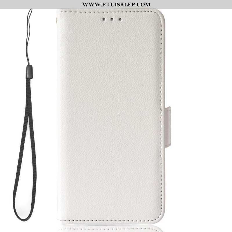 Etui Folio do Xiaomi Redmi Note 12 4G Bardzo Dobrze Ze Smyczą